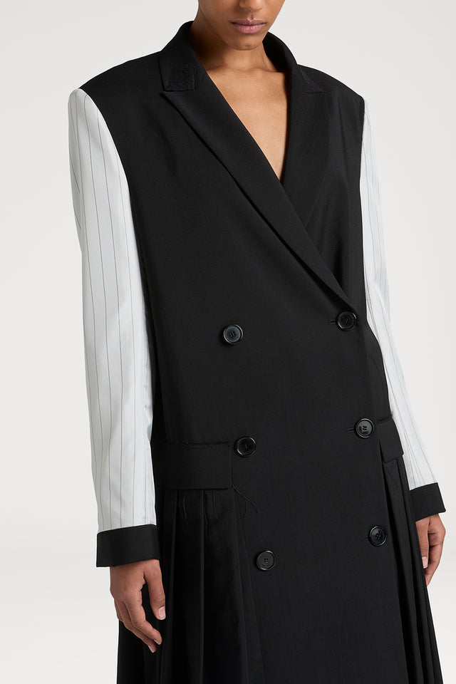 Ports 1961 MONOCHROME CHIC OVERCOAT 999-BLACK