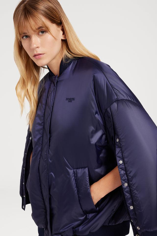 Ports 1961 NAVY BLUE BOMBER JACKET 899-NAVY