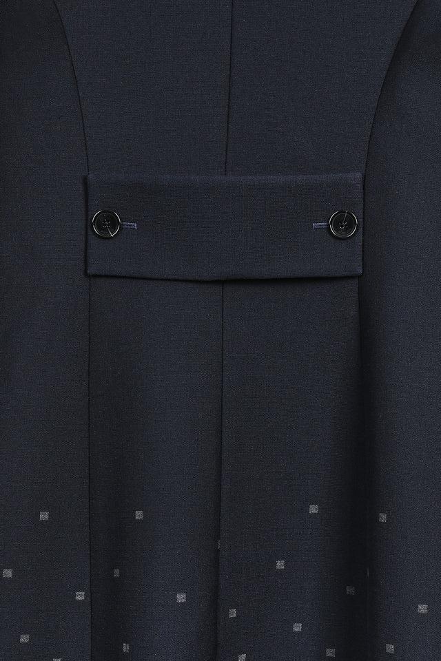 Ports 1961 NAVY CHECKED COAT 09M-NAVY CHECK