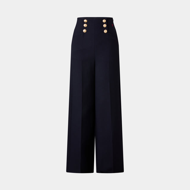 ports 1961 NAVY RETRO TROUSERS NAVY