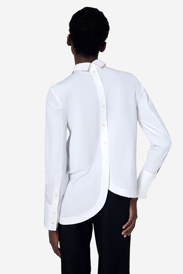 Ports 1961 No. 10 ~ ASYMMETRICAL SHIRT OFF WHITE