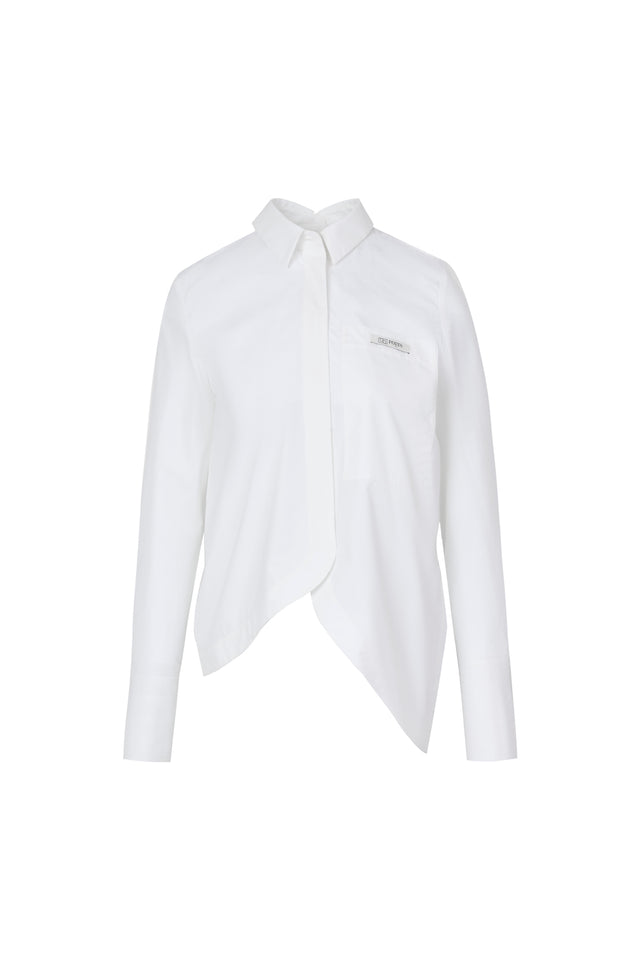 ports 1961 No. 10 ~ ASYMMETRICAL SHIRT OFF WHITE