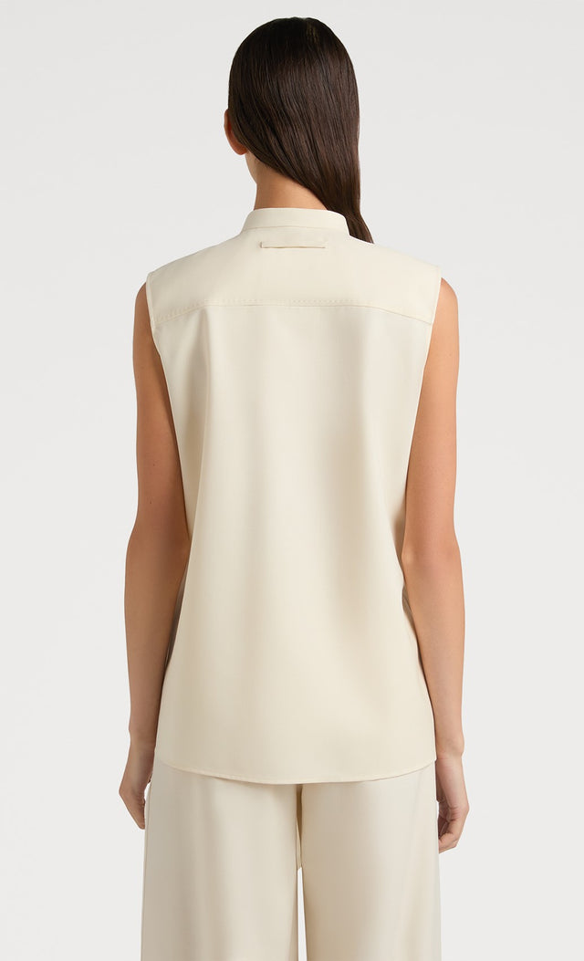 Ports 1961 NOTABLE ASYMMETRIC TOP 171-IVORY