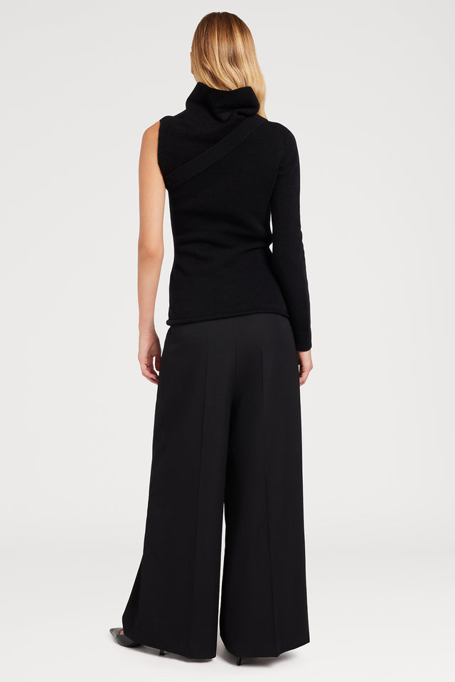 Ports 1961 ONE-SHOULDER KNITWEAR 999-BLACK