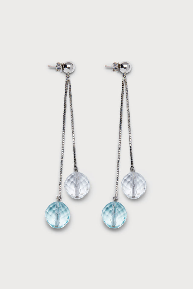 ports 1961 PEARLS PENDANT EARRINGS SILVER
