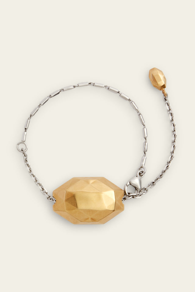 ports 1961 PEBBLE CHAIN BRACELET GOLD & SILVER