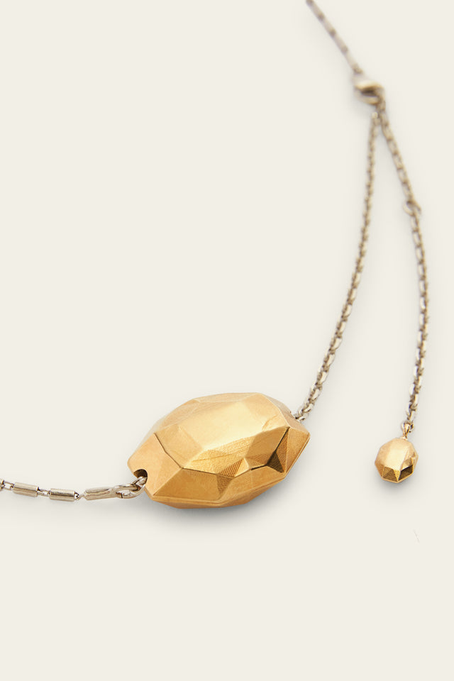 Ports 1961 PEBBLE SLIM CHAIN BELT GOLD & SILVER