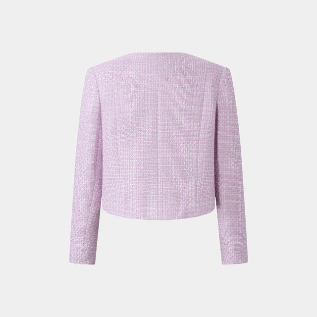 Ports 1961 PINK TWEED JACKET FAIR ORCHIDVIOLET