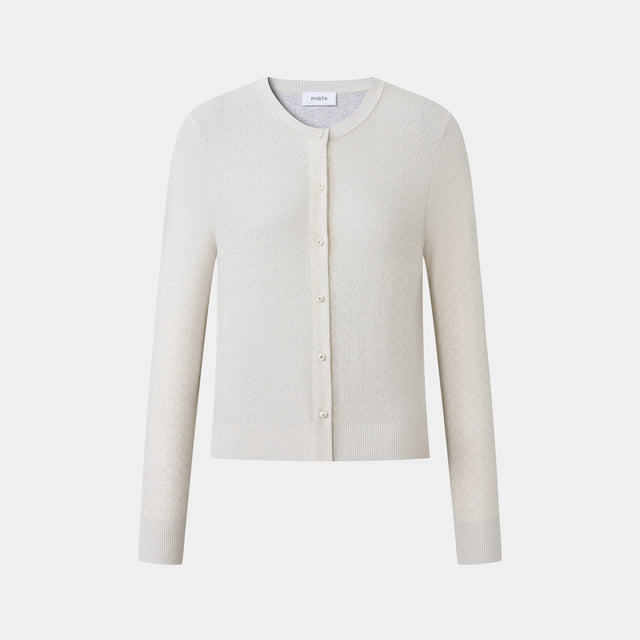 ports 1961 PURE ESSENCE SWEATER LEMON ICING