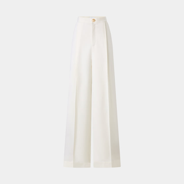 ports 1961 RELAXED FIT TROUSERS CREAM