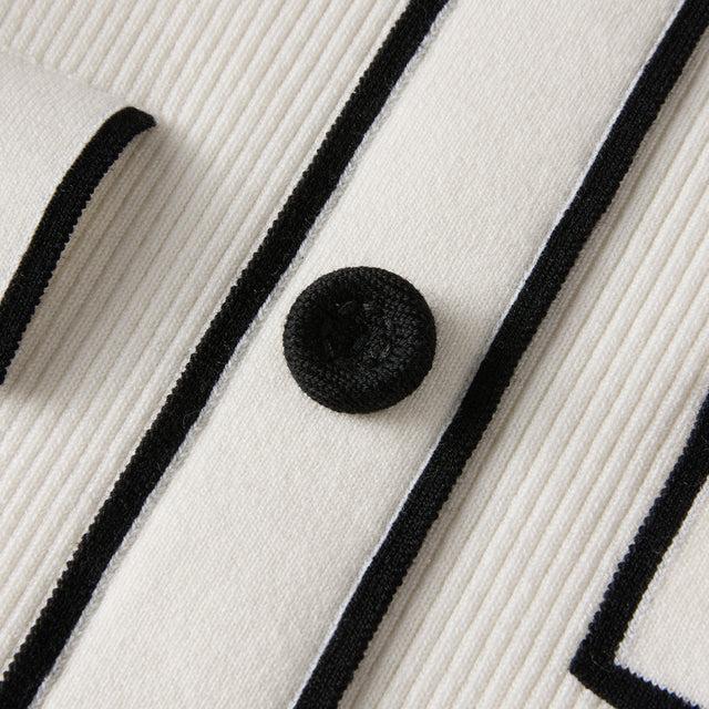 Ports 1961 RETRO STAND COLLAR DRESS BLACK