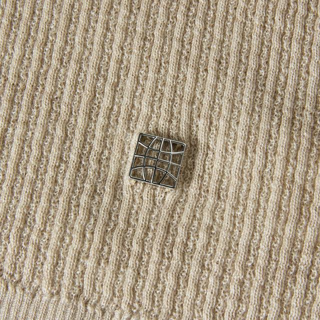 Ports 1961 RUFFLE TURTLENECK KNITWEAR LATTE