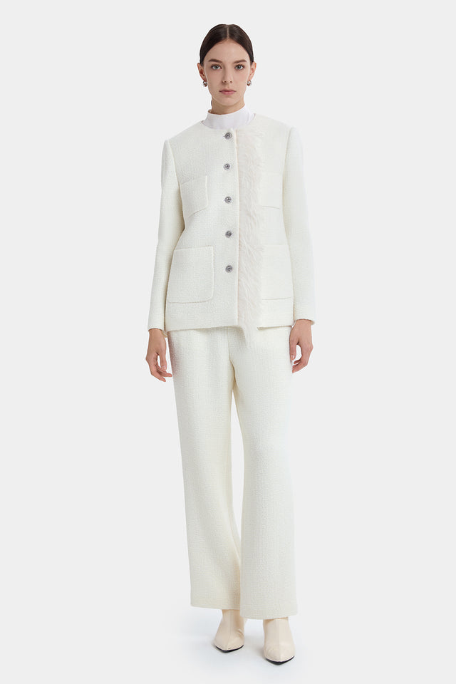 Ports 1961 SNOW CREAM CLASSIC Trousers CREAM MIX