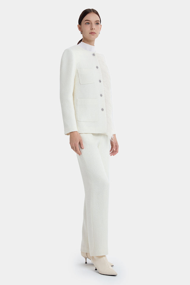 Ports 1961 SNOW CREAM CLASSIC Trousers CREAM MIX