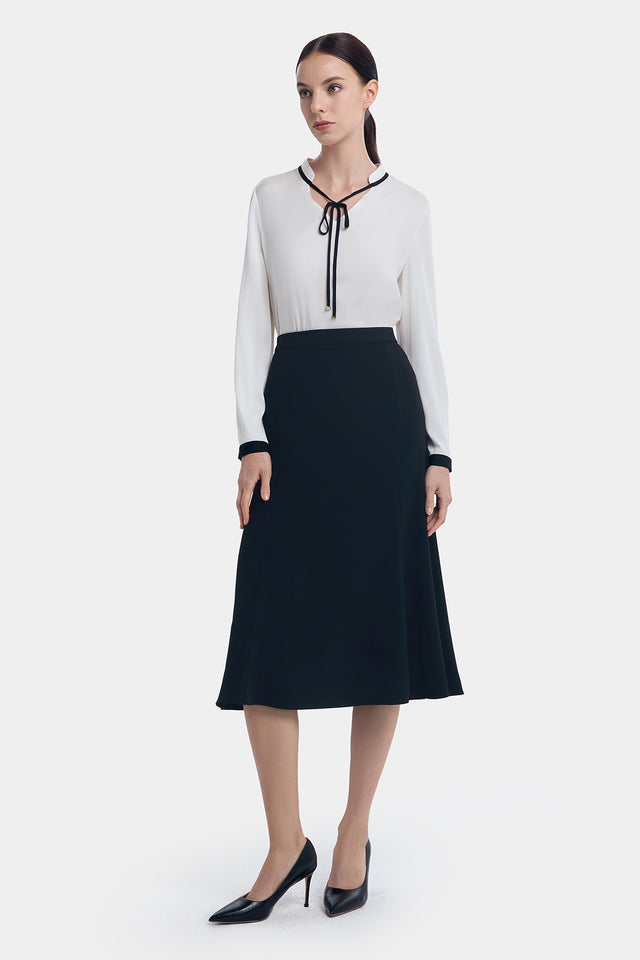 Ports 1961 SOPHISTICATED SILK SHIRT CREAM