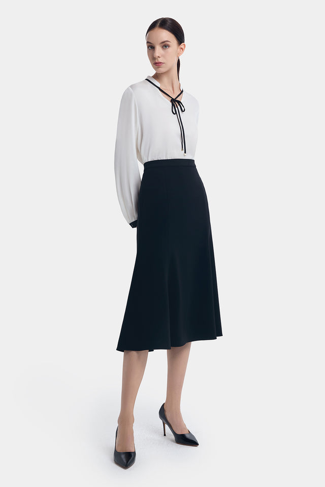 Ports 1961 SOPHISTICATED SILK SHIRT CREAM