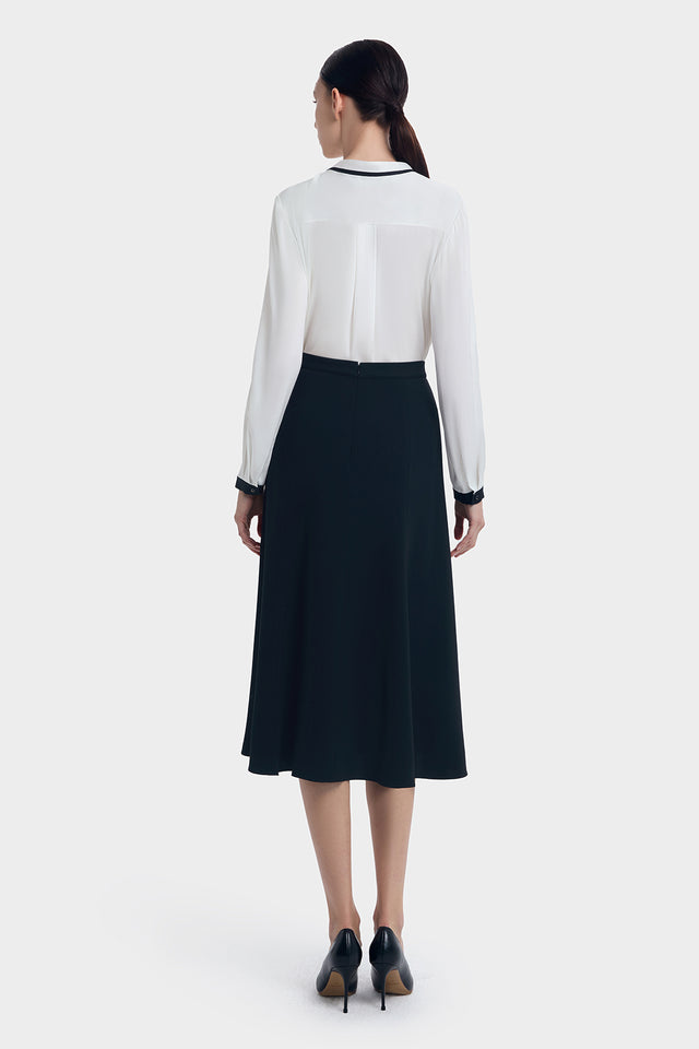 Ports 1961 SOPHISTICATED SILK SHIRT CREAM