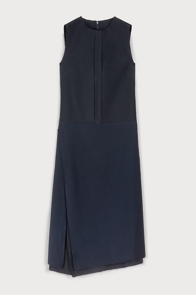 ports 1961 SOPHISTICATED SLIT DRESS 899-NAVY