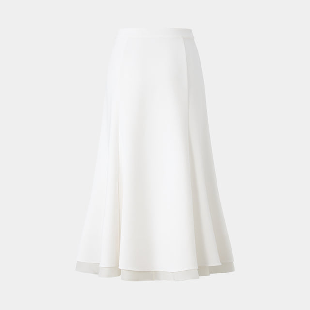 ports 1961 STATEMENT WHITE SKIRT CREAM