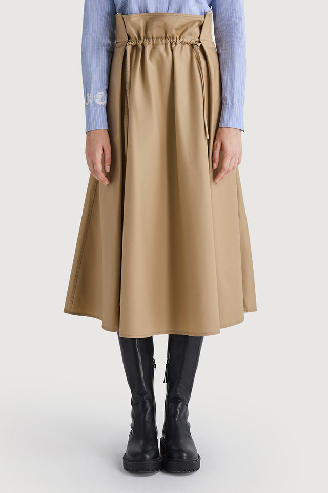 Ports 1961 STYLISH RIBBON SKIRT 512-BEIGE