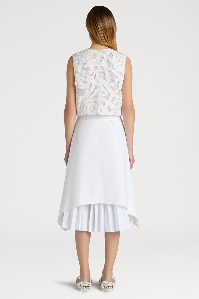 Ports 1961 STYLISH UTILITY SKIRT 110-OPTIC WHITE