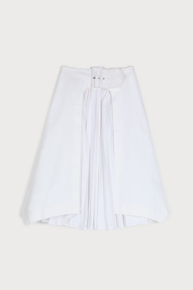 ports 1961 STYLISH UTILITY SKIRT 110-OPTIC WHITE