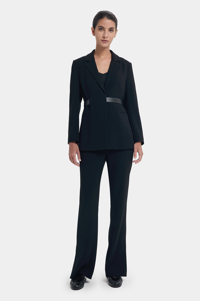 Ports 1961 TAILORED BELT BLAZER BLACK