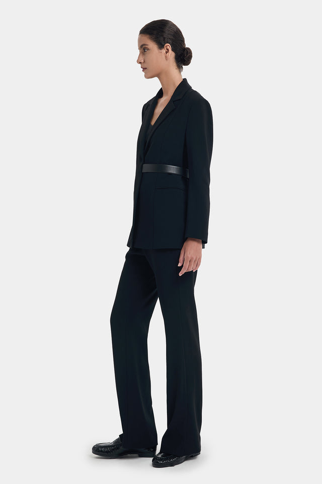 Ports 1961 TAILORED BELT BLAZER BLACK