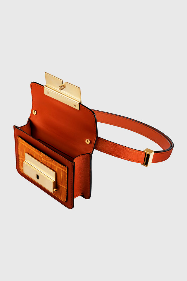 Ports 1961 THE ANIKA BAG IN PUMPKIN ORANGE