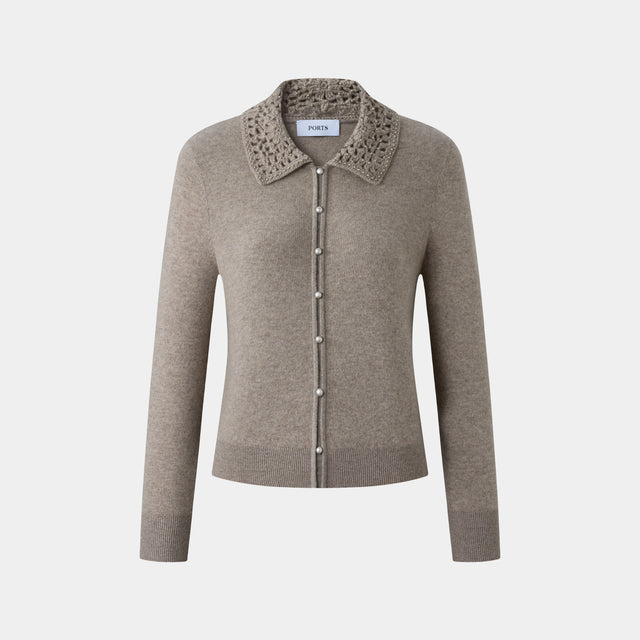 ports 1961 TIMELESS POLO KNITWEAR LATTE