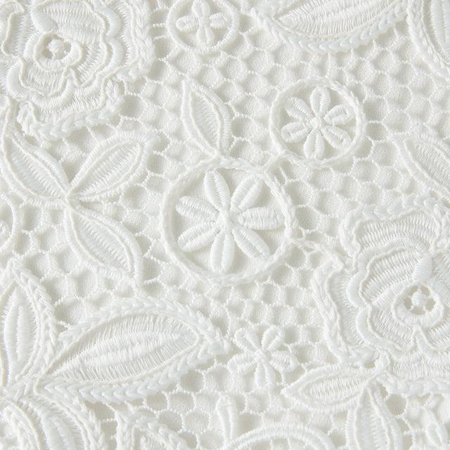 Ports 1961 WHITE LACE PENCIL SKIRT WHITE