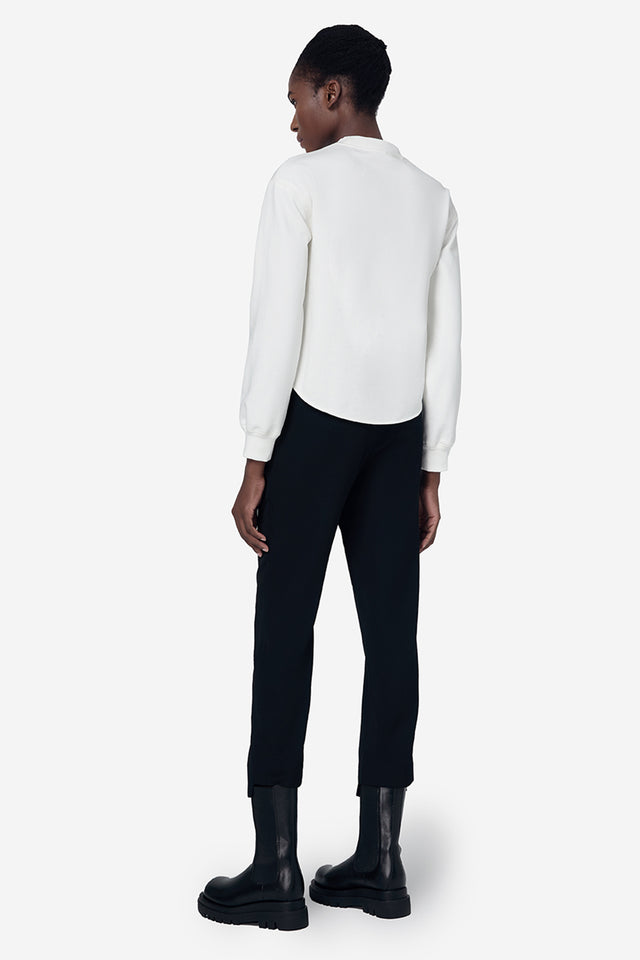 Ports 1961 WHITE SNOWFALL SWEATSHIRT OPTIC WHITE