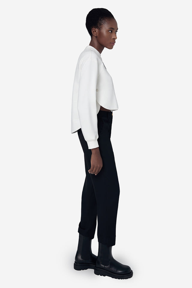 Ports 1961 WHITE SNOWFALL SWEATSHIRT OPTIC WHITE