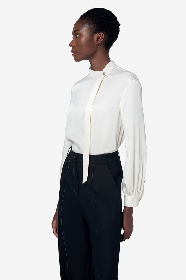 Ports 1961 WHITE TIE SHIRT IVORY