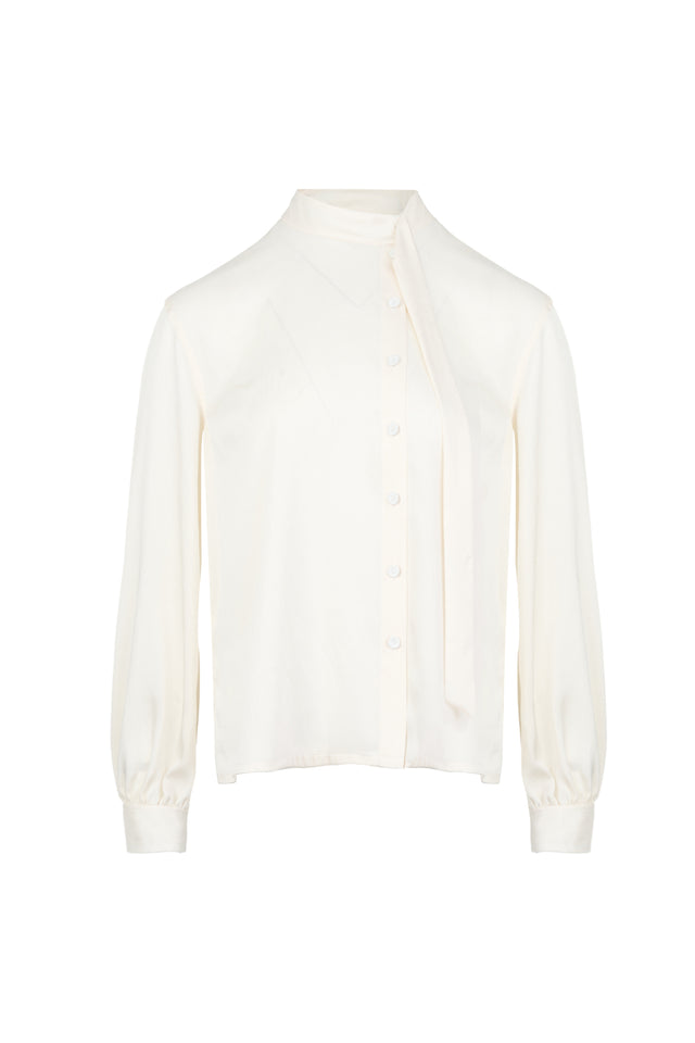 ports 1961 WHITE TIE SHIRT IVORY