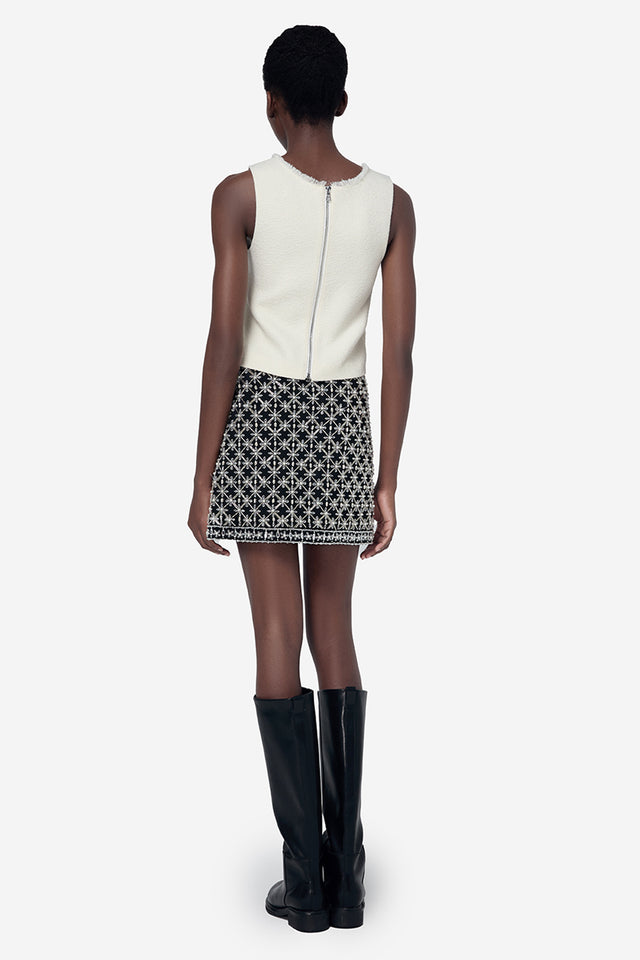 Ports 1961 WHITE TWEED TOP OFF WHITE