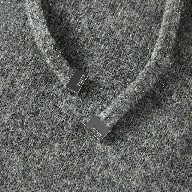 Ports 1961 WIDE-LEG KNIT JOGGING ROCK SHADOW MIX