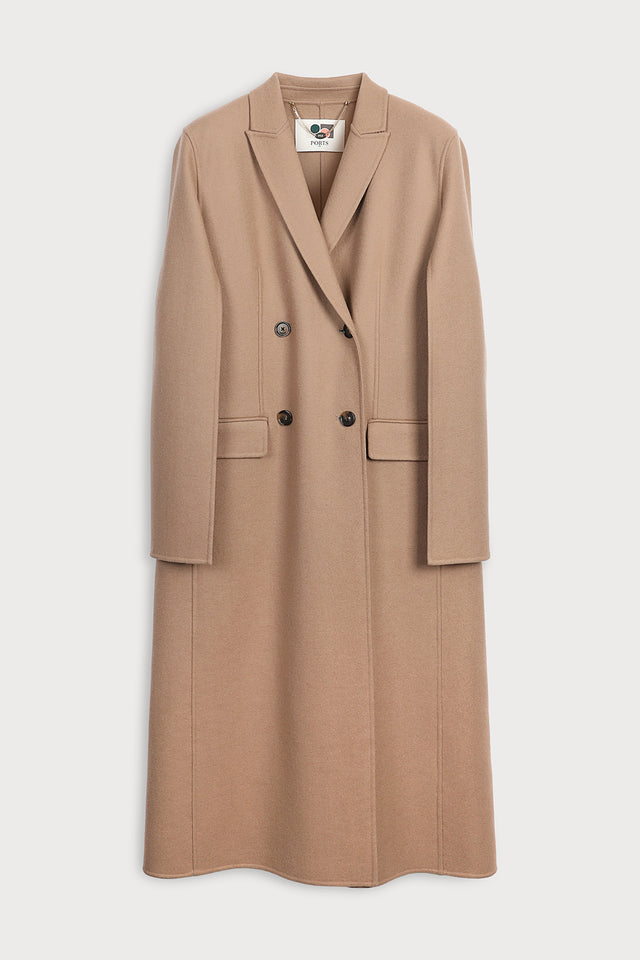 ports 1961 WOOL COAT 548-CAMEL