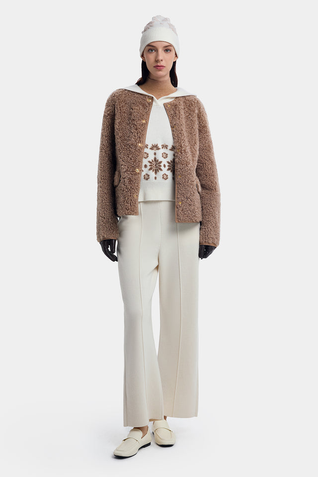 Ports 1961 WOOL FROSTED ALMOND COAT FROSTED ALMOND
