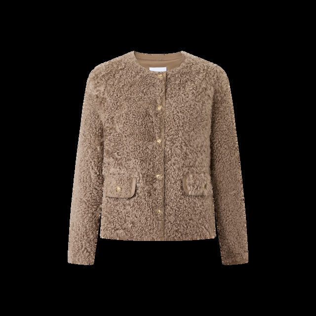 ports 1961 WOOL FROSTED ALMOND COAT FROSTED ALMOND