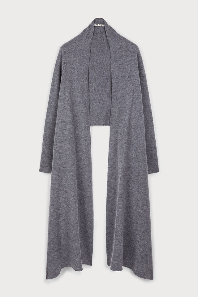 ports 1961 WOOL WRAP SCARF KNITWEAR 578-VOLCANIC