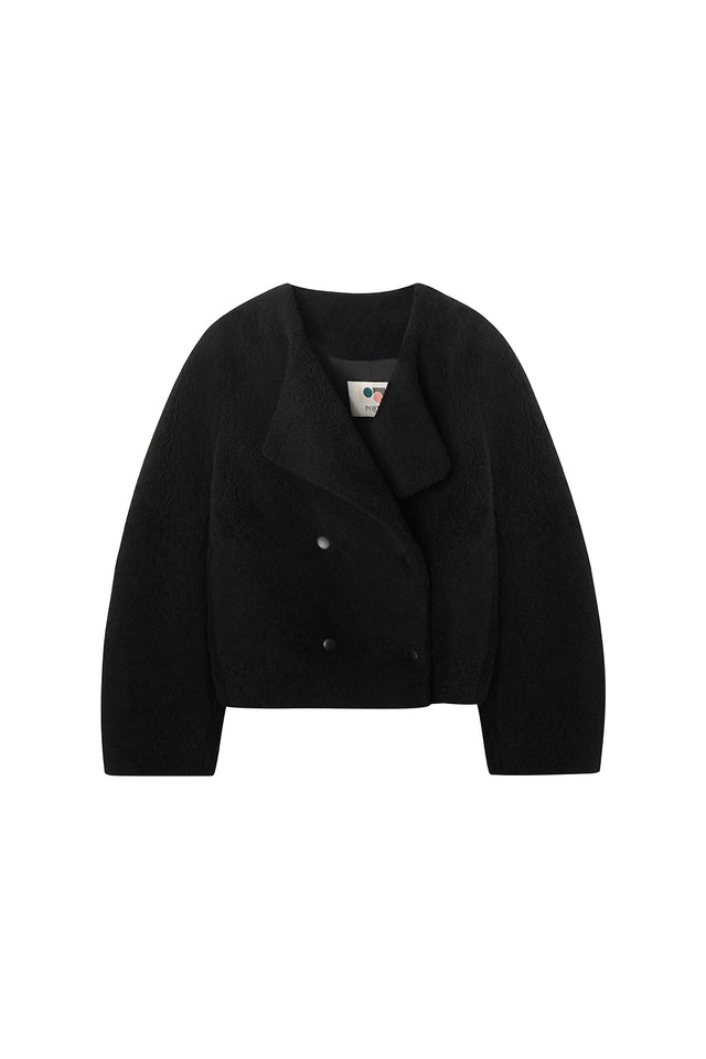 Ports 1961 WOOLFELL DETACHABLE JACKET 999-BLACK