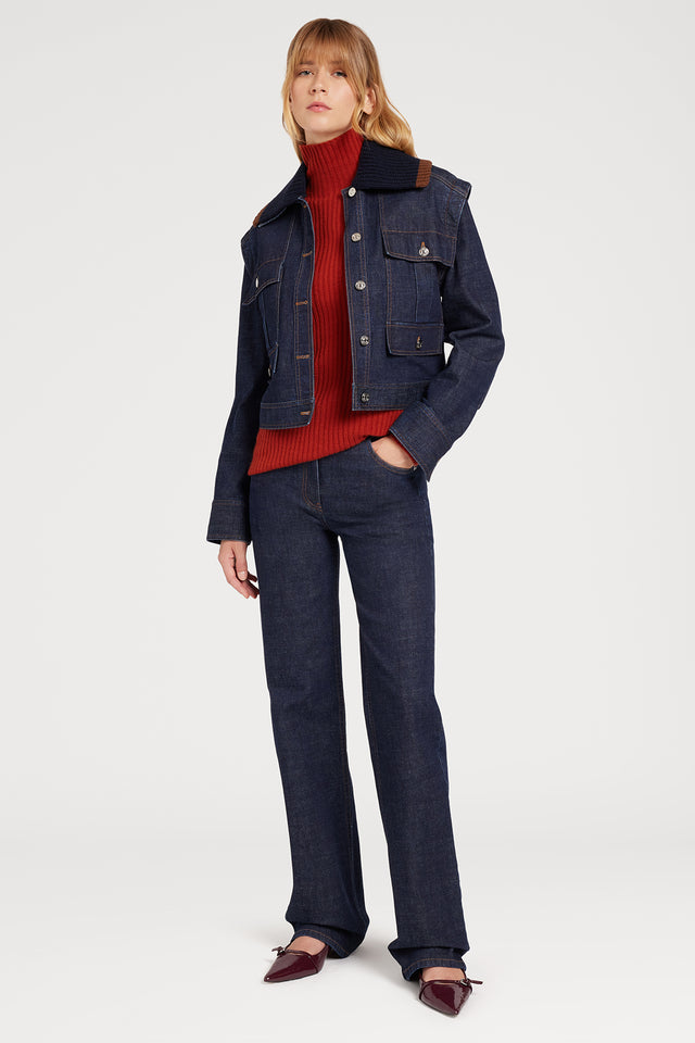 Ports 1961 REGULAR FIT DENIM JEANS 889-INDIGO DENIM