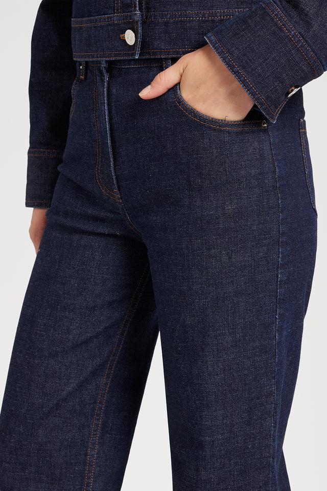 Ports 1961 REGULAR FIT DENIM JEANS 889-INDIGO DENIM