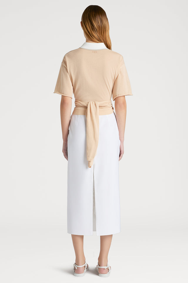 Ports 1961 SHIMMERING WHITE DELIGHT SKIRT 110-OPTIC WHITE