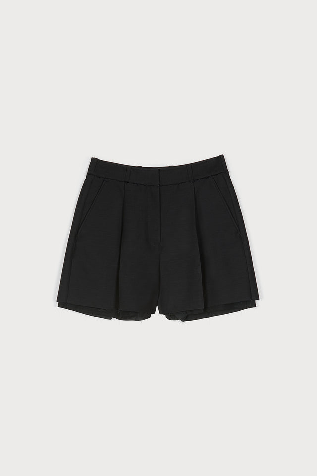 ports 1961 SOPHISTICATED TAILORING SHORTS 999-BLACK