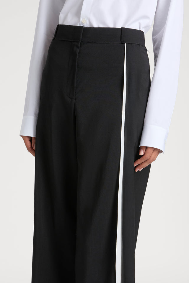 Ports 1961 SOPHISTICATED TAILORING TROUSERS 999-BLACK