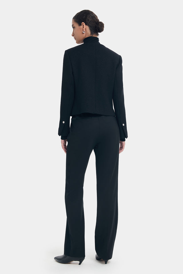 Ports 1961 STRUCTURED SHOULDER LINES JACKET BLACK MIX