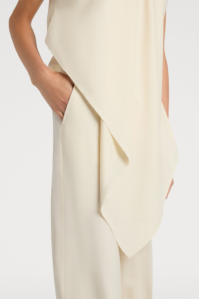 Ports 1961 SUMPTUOUS WOOL TROUSERS WITH MODERN ELEGANCE 171-IVORY