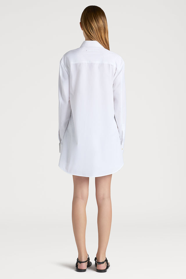 Ports 1961 THE ICONIC WAIST-DEFINED SHIRT 110-OPTIC WHITE
